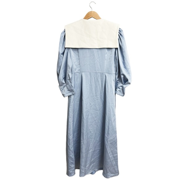 NWT Sister Jane Charm Collar Embellished Midi Dress Blue - Picture 3 of 8